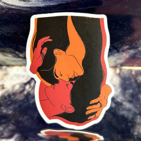 A Lovers Kiss Sticker
