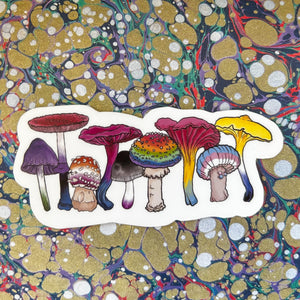 Pride Mushroom Collection Sticker