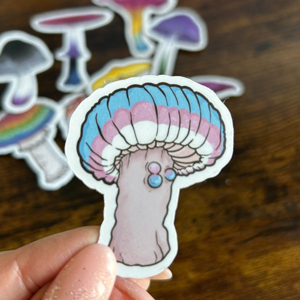 Pride Mushroom Stickers