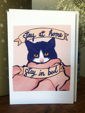 Stay at Home & Stay in Bed Card