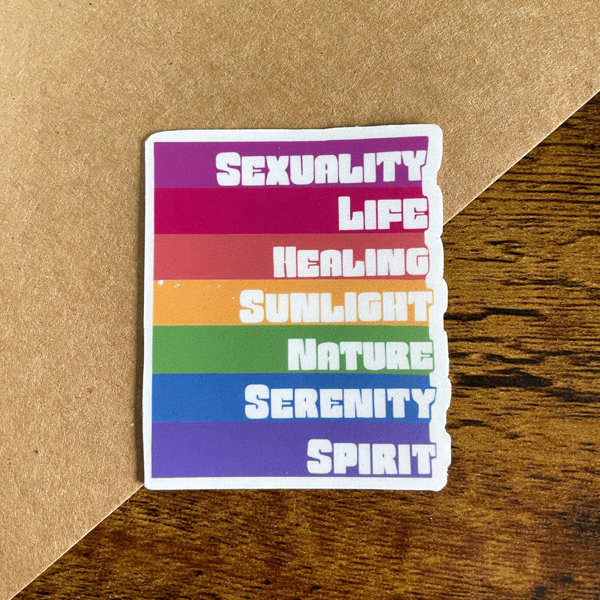 Signature Pride Design Sticker