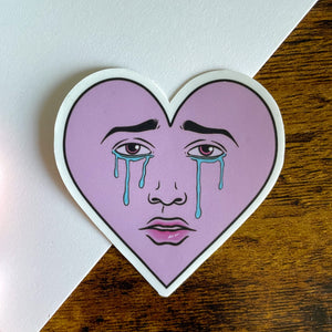 Crybaby Heart Sticker