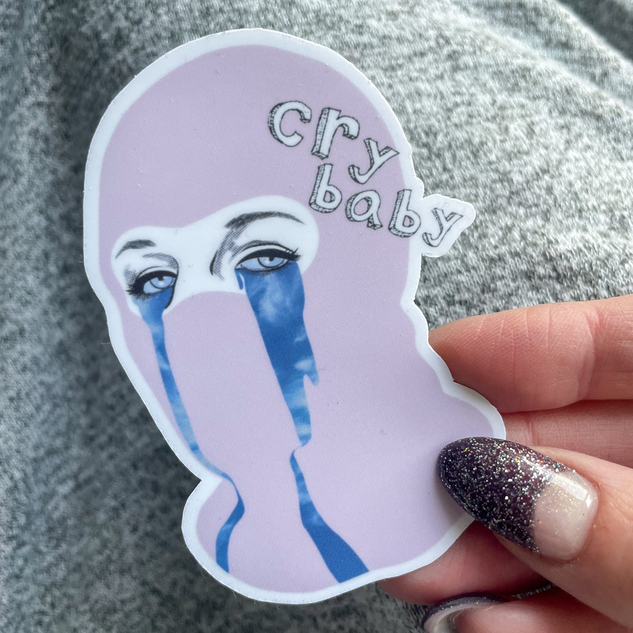 Cry Baby Balaclava Sticker